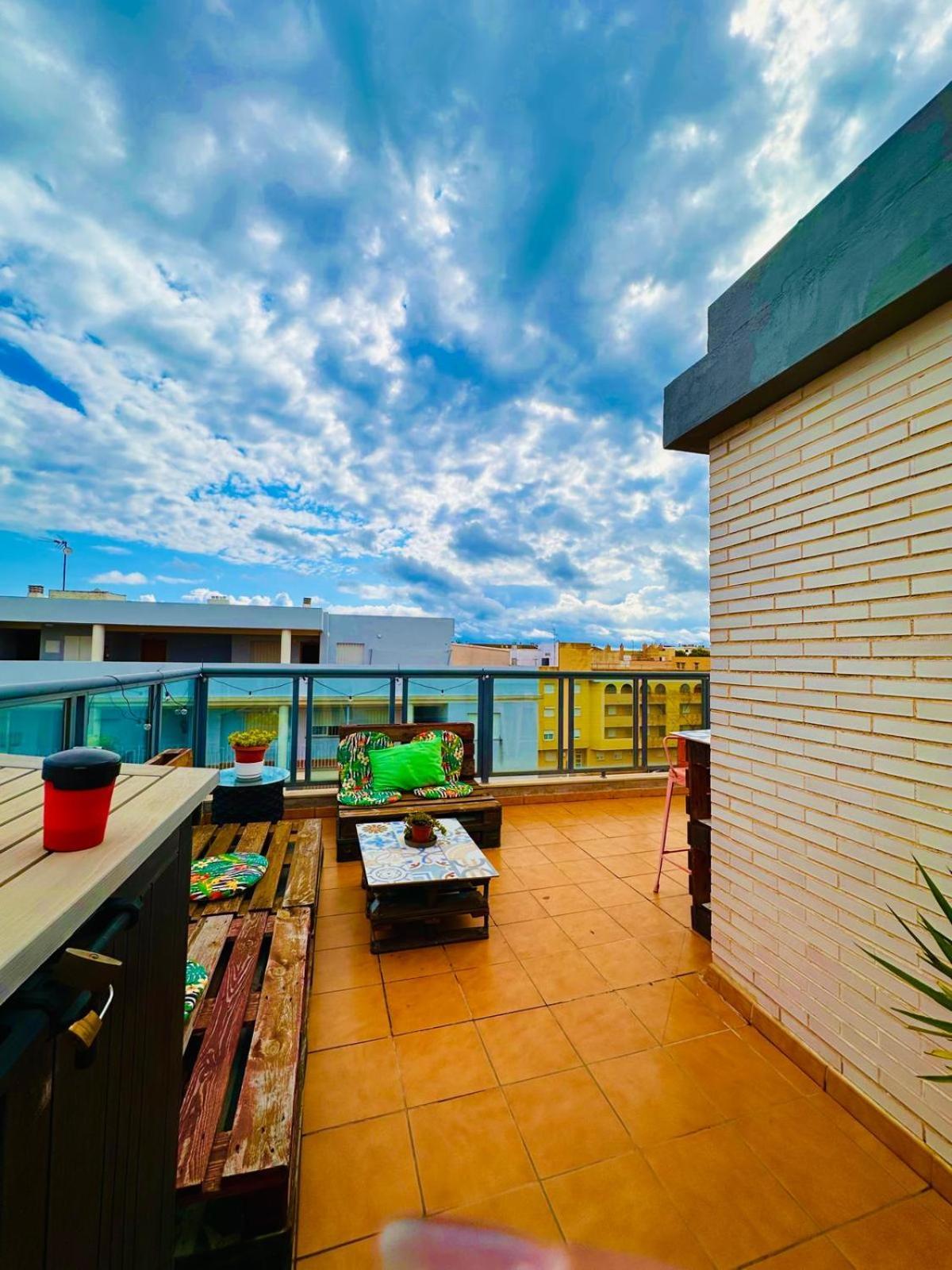 Appartamento Attic Terrace 360 Moncofa Moncófar Esterno foto